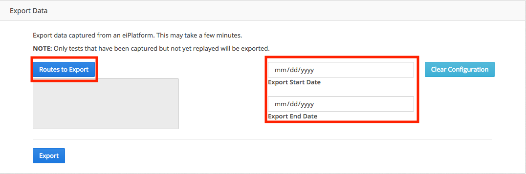 Export Filters