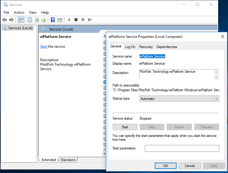 How to Change Windows Service Name after eiPlatform Installation