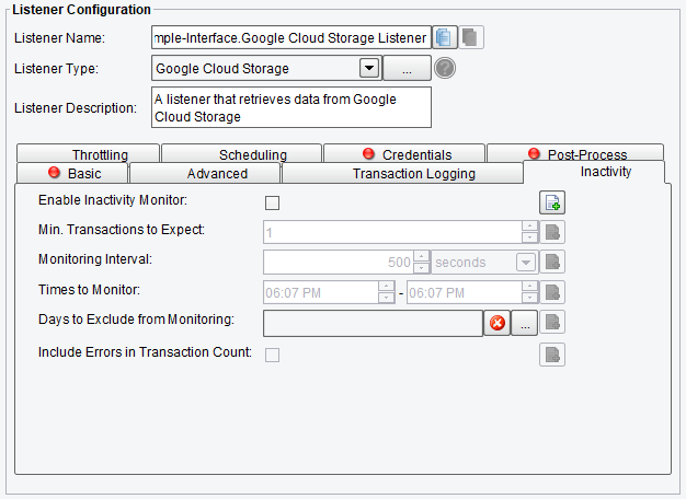 B2B Google Cloud Storage Adapter or Listener 