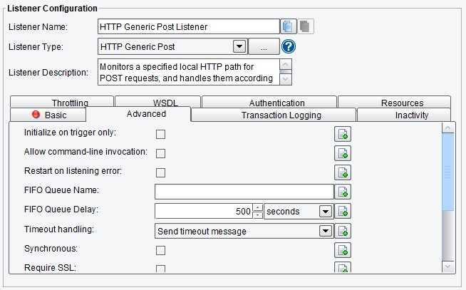 HTTP Post Listener/Adapter in PilotFish Integration Engine