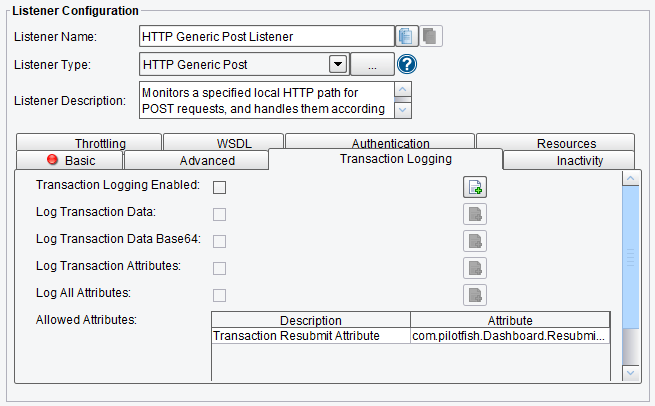 HTTP Post Listener/Adapter in PilotFish Integration Engine