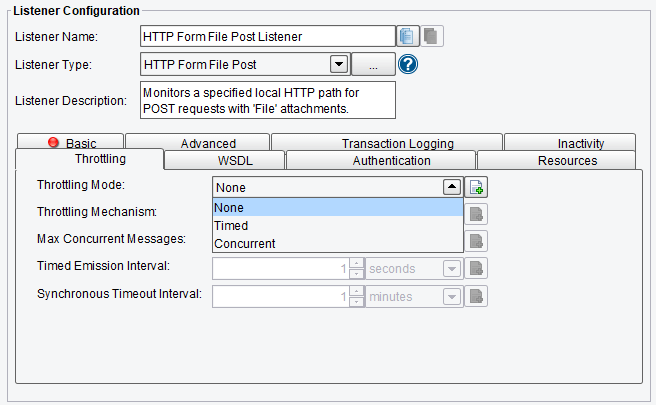 Listener/Adapter for HTTP File Form Attachments in Interface Engine