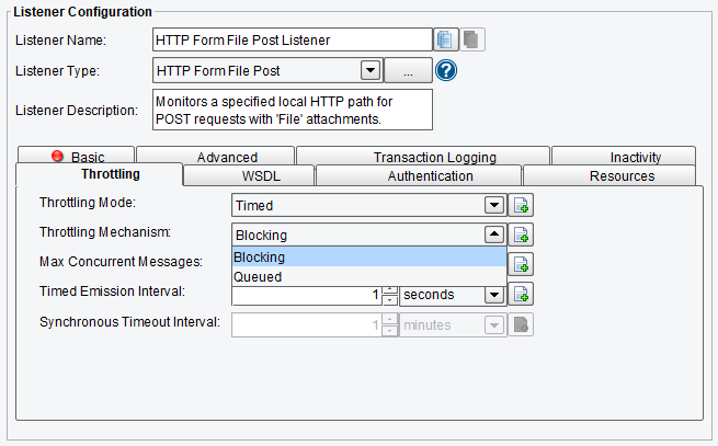 Listener/Adapter for HTTP File Form Attachments in Interface Engine
