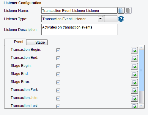 Transaction Event Listener in PilotFish Integration Engine