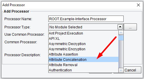 Attribute Conatenation Processor or Connector in PilotFish