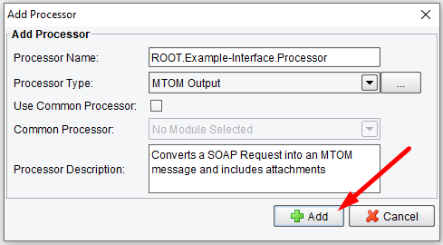 SOAP to MTOM Data Transaction Processor