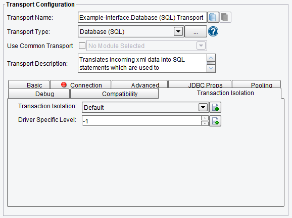 Transaction Isolation Options in PilotFish Middleware