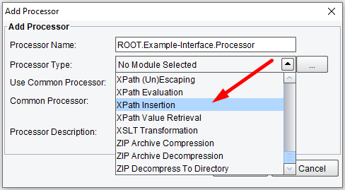 Transaction Attributes inserted into Xpath Processor