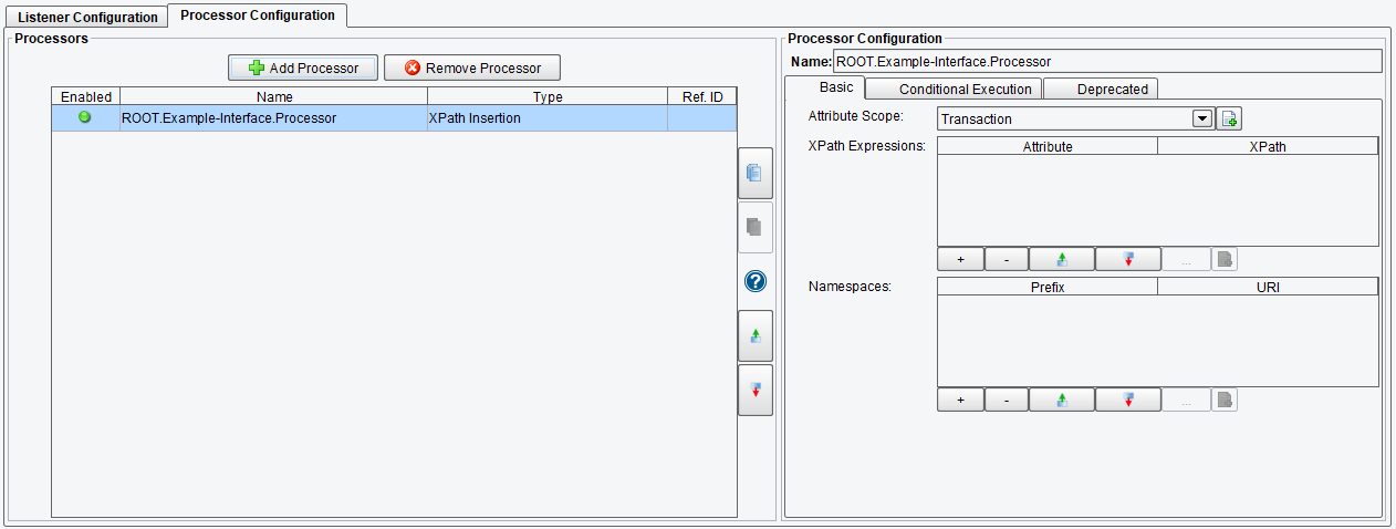 Transaction Attributes inserted into Xpath Processor