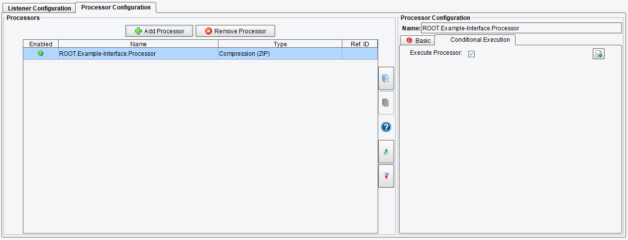 Zip Transaction Compression Processor or Connector