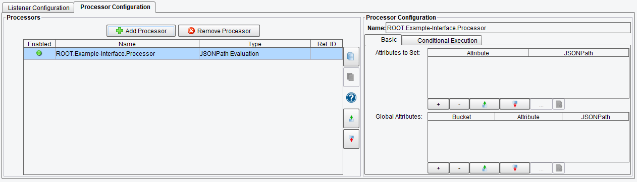 JSON Path Evaluation Processor Basic Configuration Options