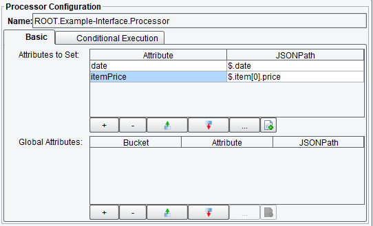 JSON Path Processor (Adapter) Set Up Options 