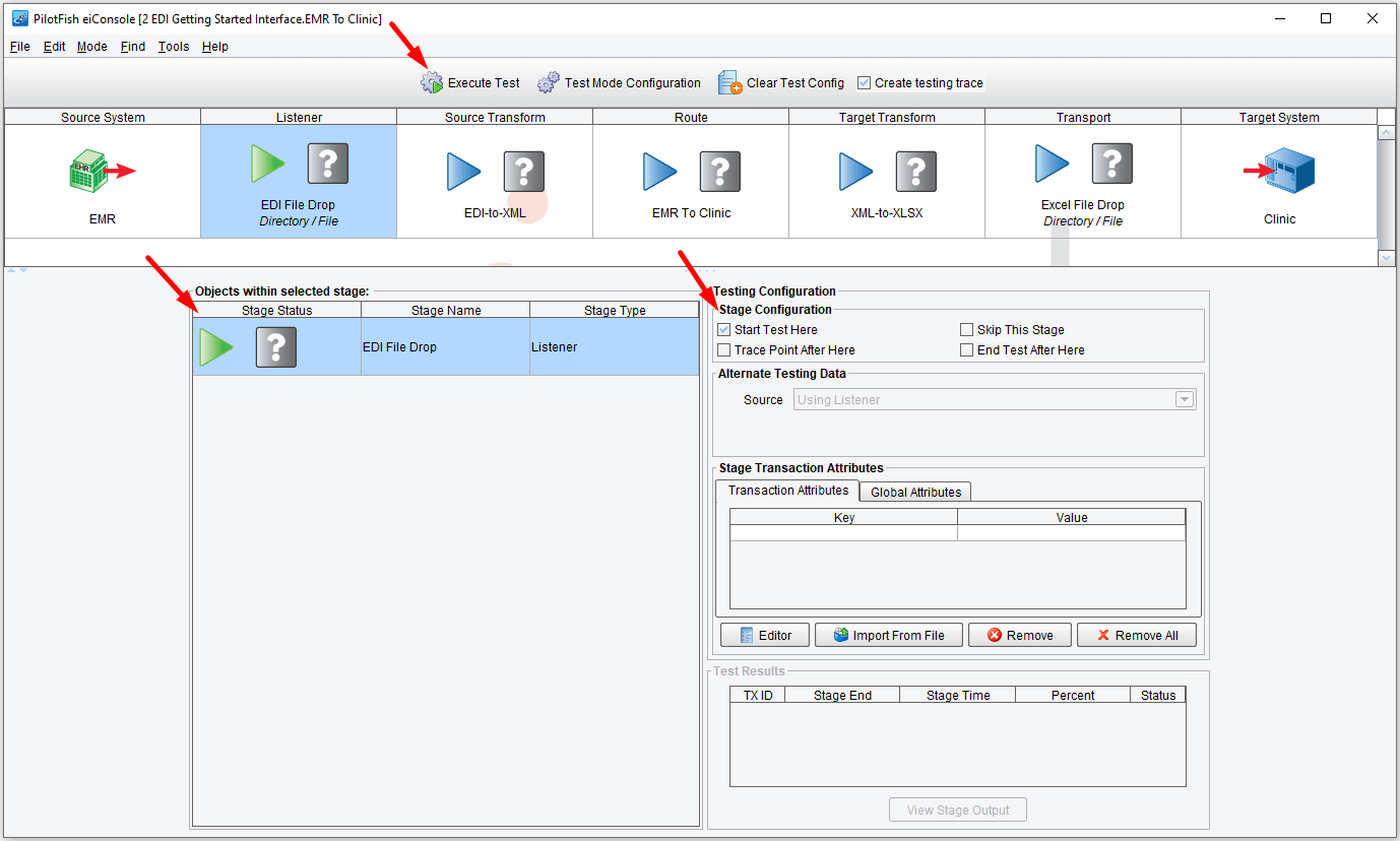 The Listener will poll for the data file you specified.