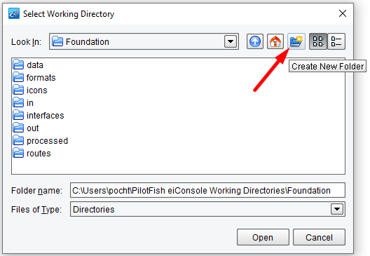 Route File Management Working Directory Pilotfish