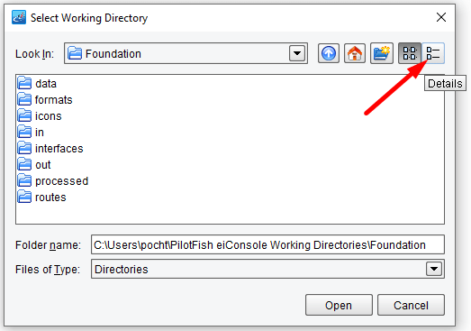 Route File Management Working Directory Pilotfish