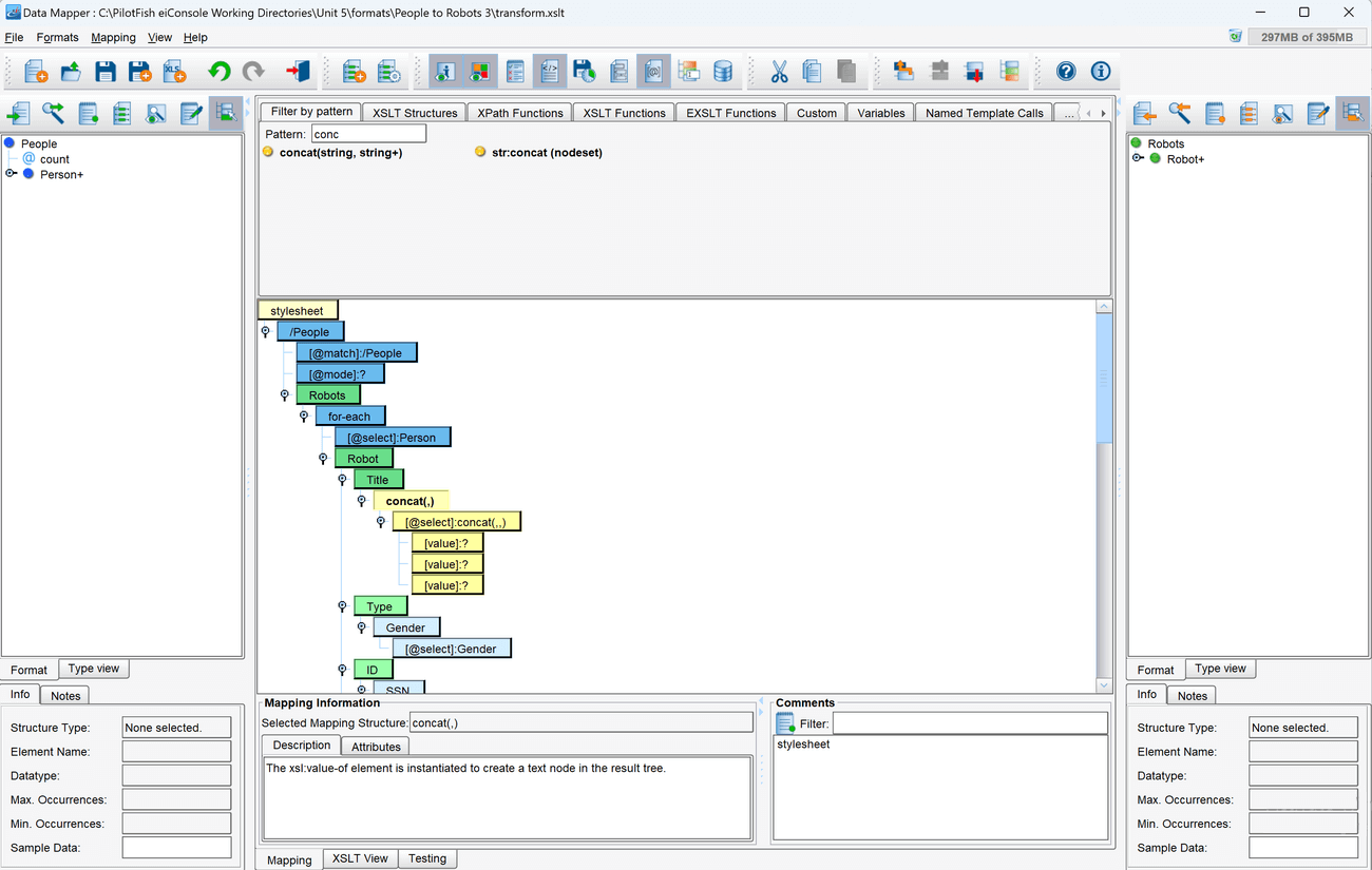 The Concat Node