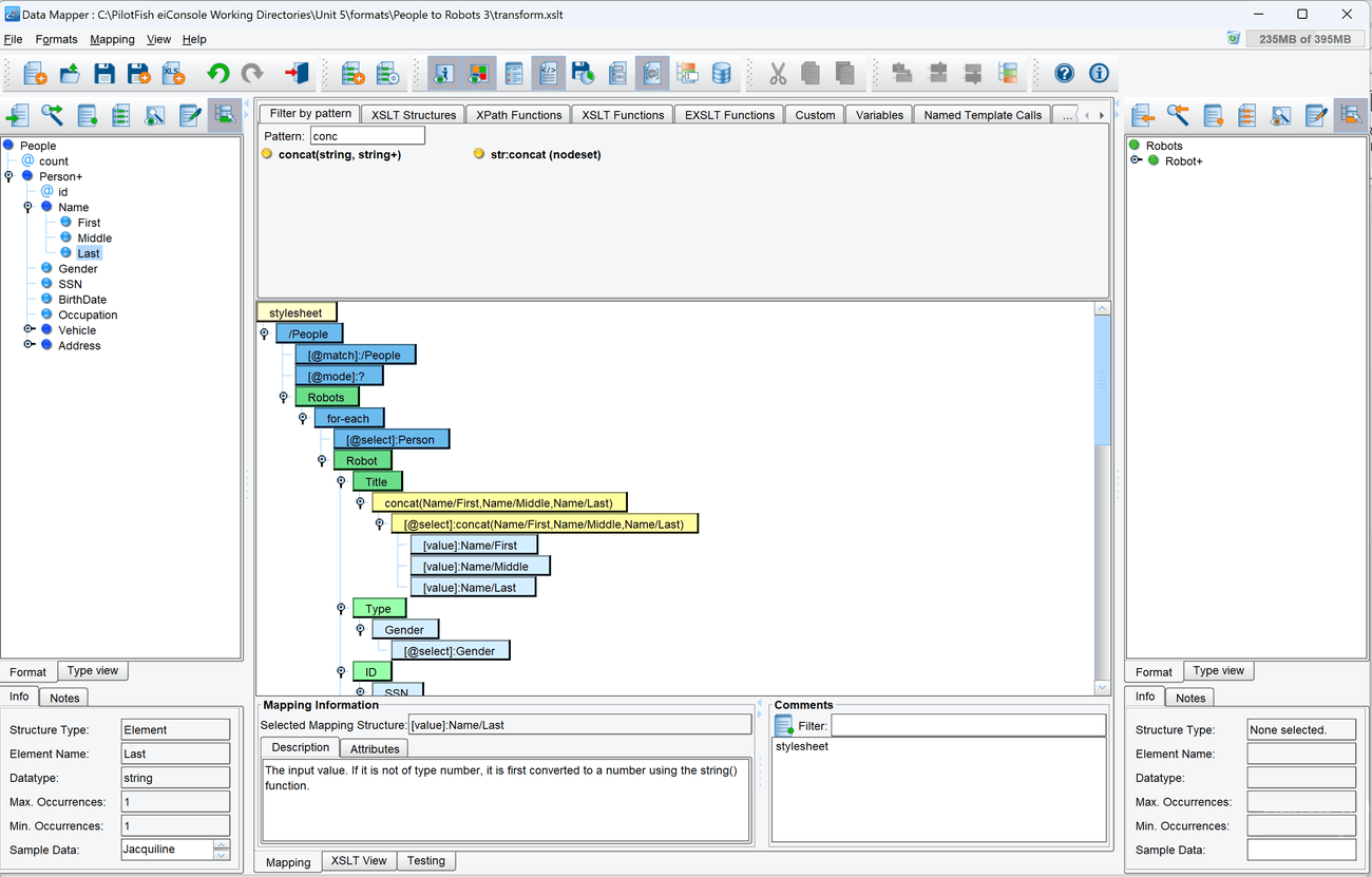 Concatenated Values