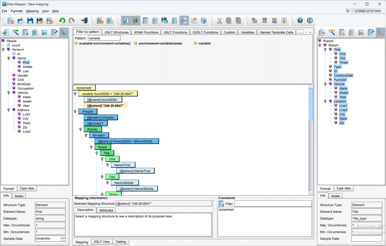 Add the predicate in the text field