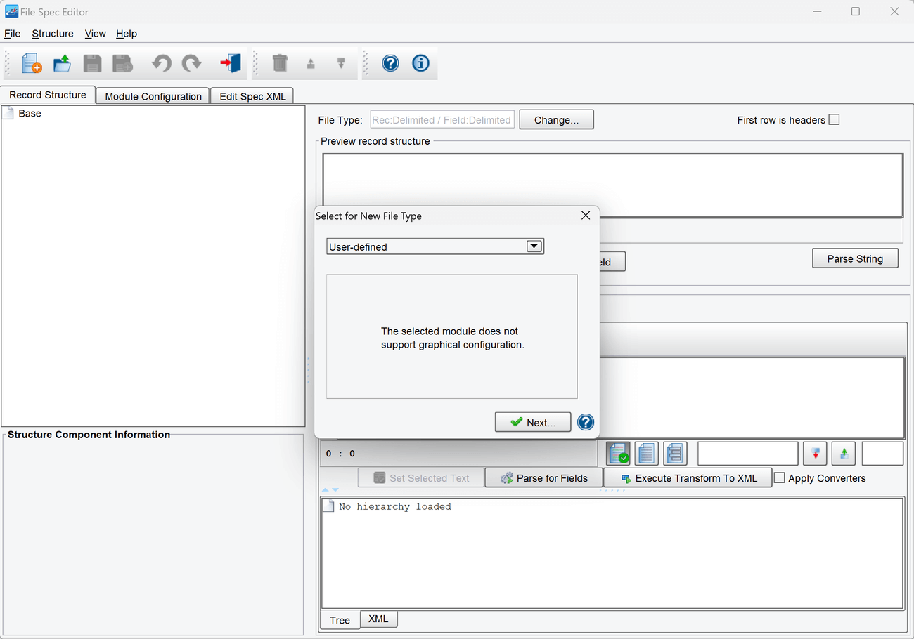 Select File Type