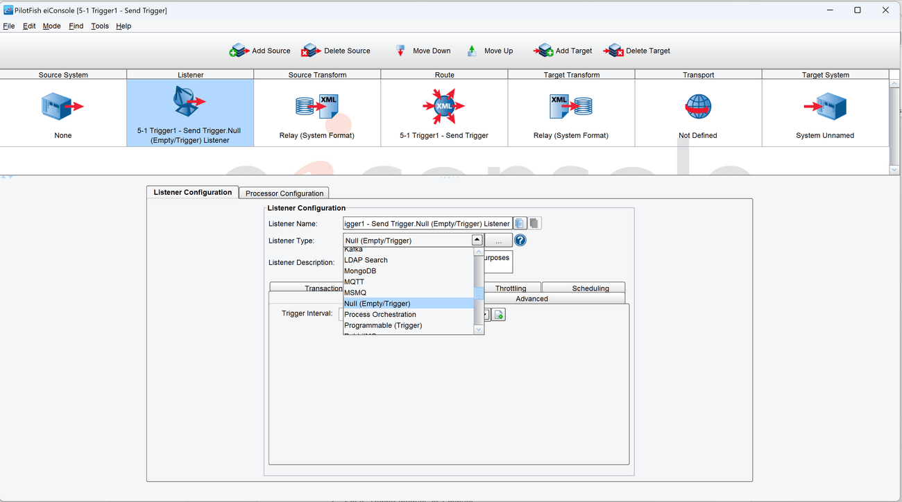 Configure Transport