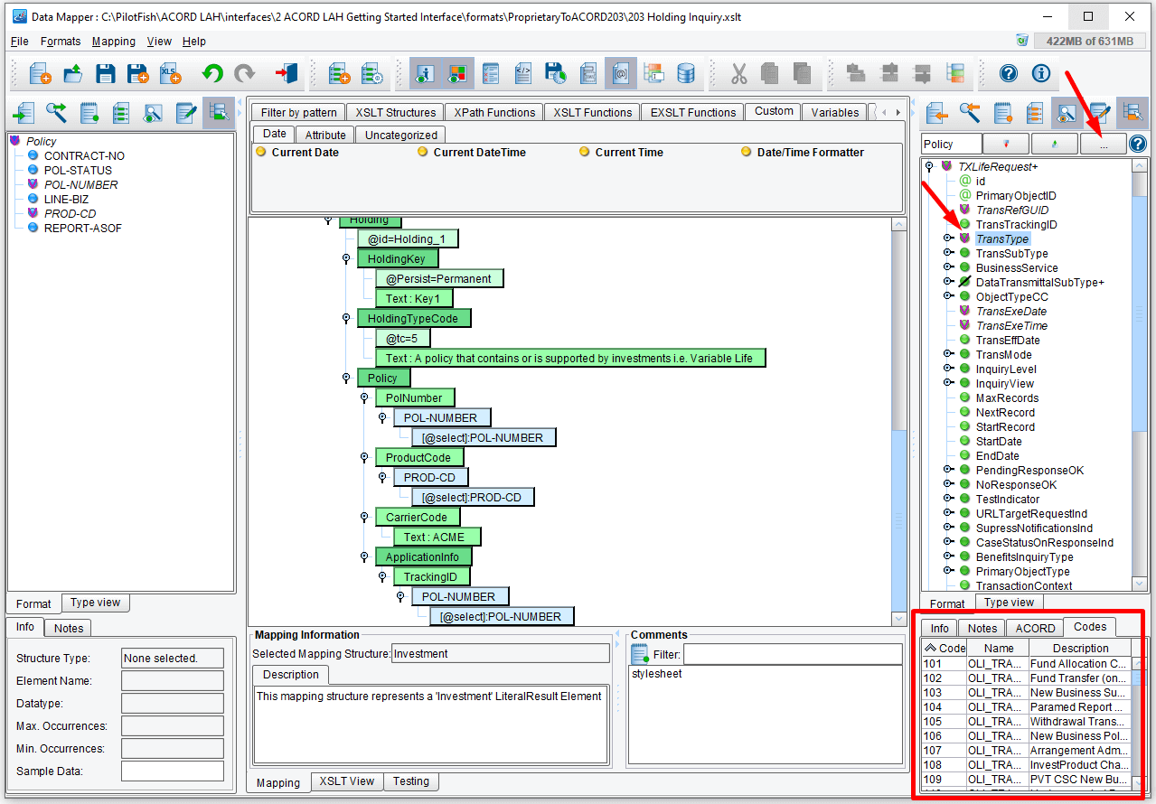 PilotFish ACORD LAH Integration Tutorial