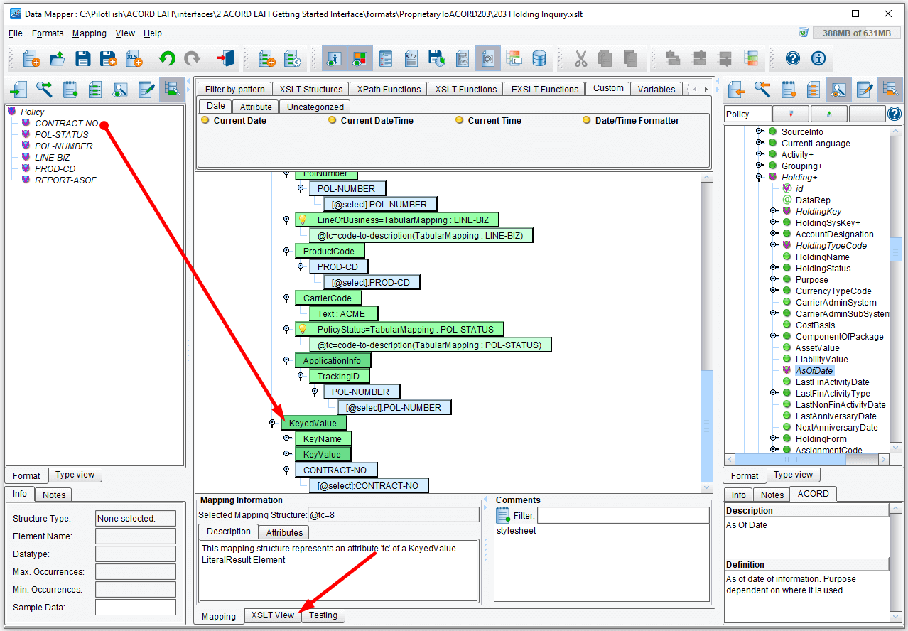 PilotFish ACORD LAH Integration Tutorial