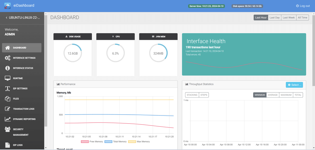 eiDashboard – Linux Installation