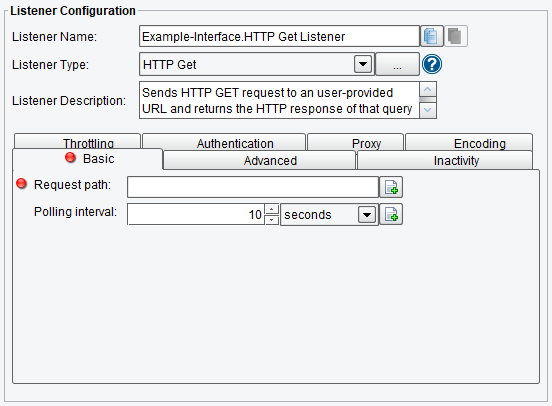 HTTP GET Basic Listener/Adapter Configuration in PilotFish Engine 
