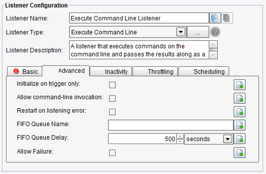 Command Line Listener or Adapter for B2B