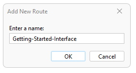 Interface Route Management Pilotfish