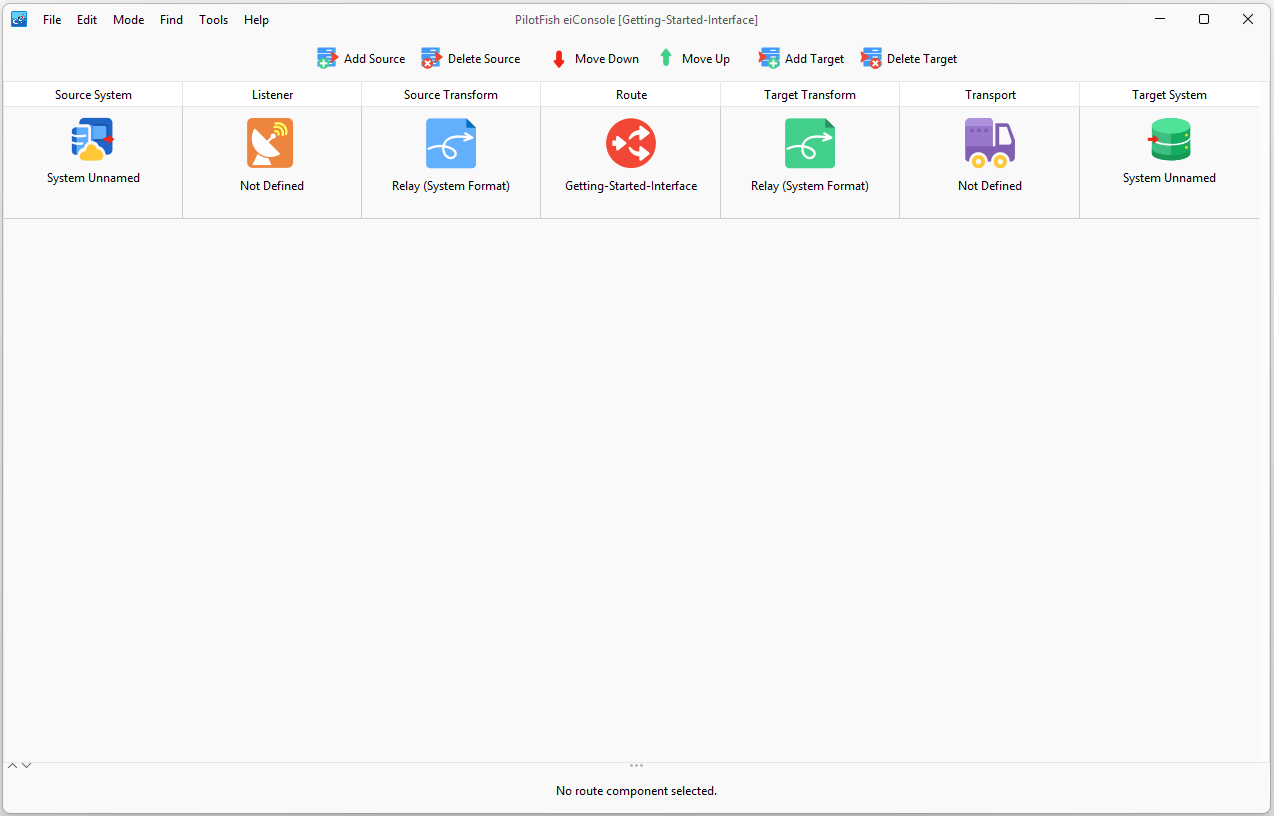 Interface Route Management Pilotfish