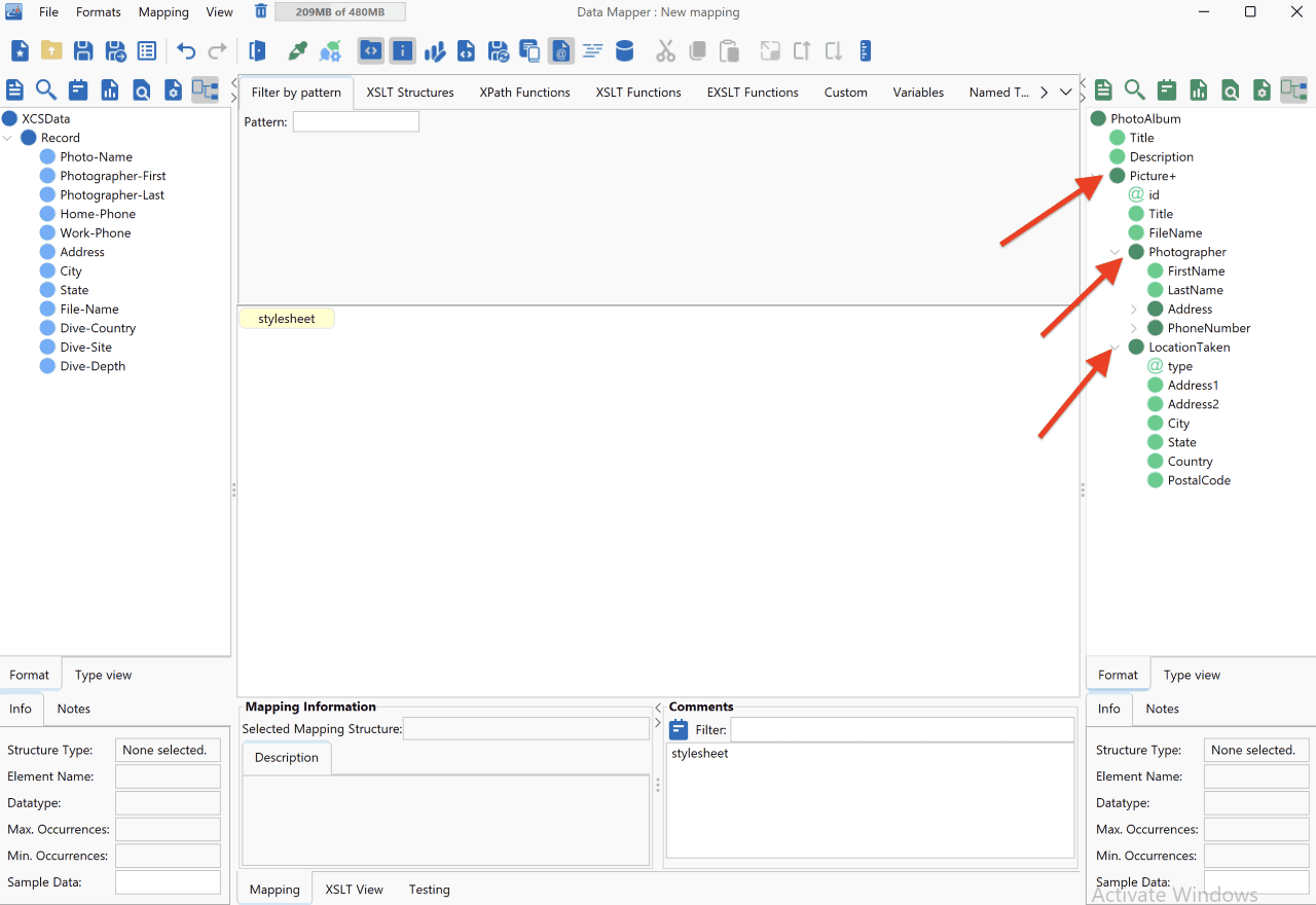 An Introduction to Source Transformation with Data Mapping