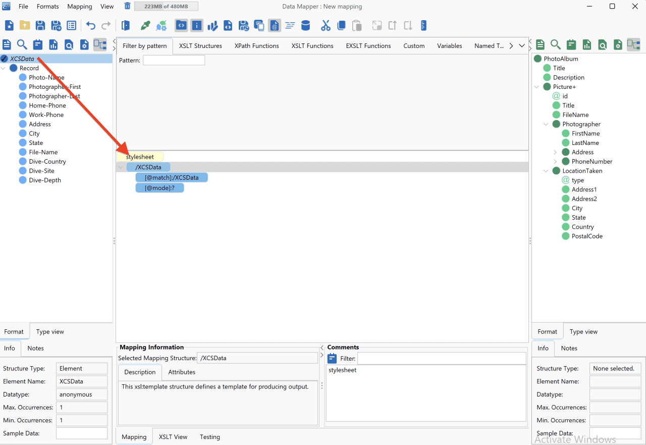 An Introduction to Source Transformation with Data Mapping
