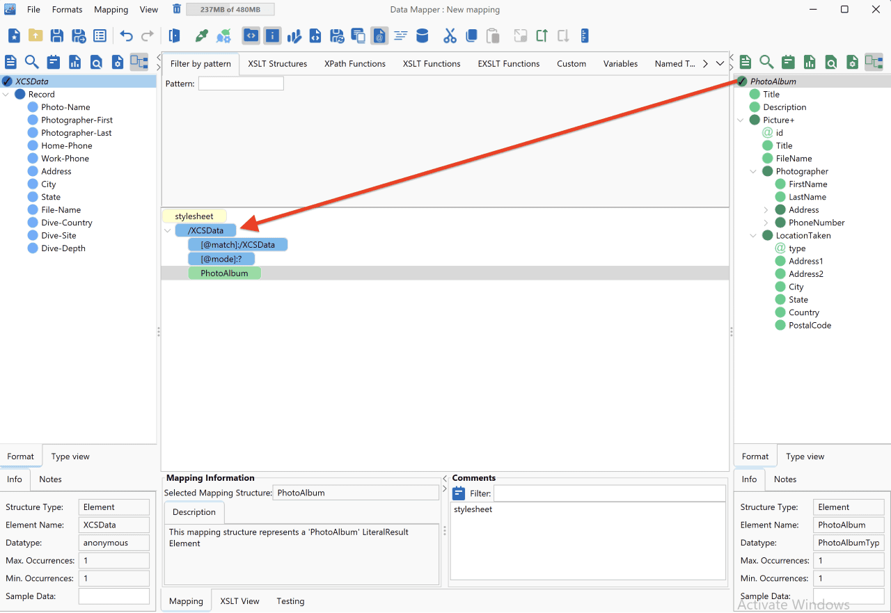 An Introduction to Source Transformation with Data Mapping