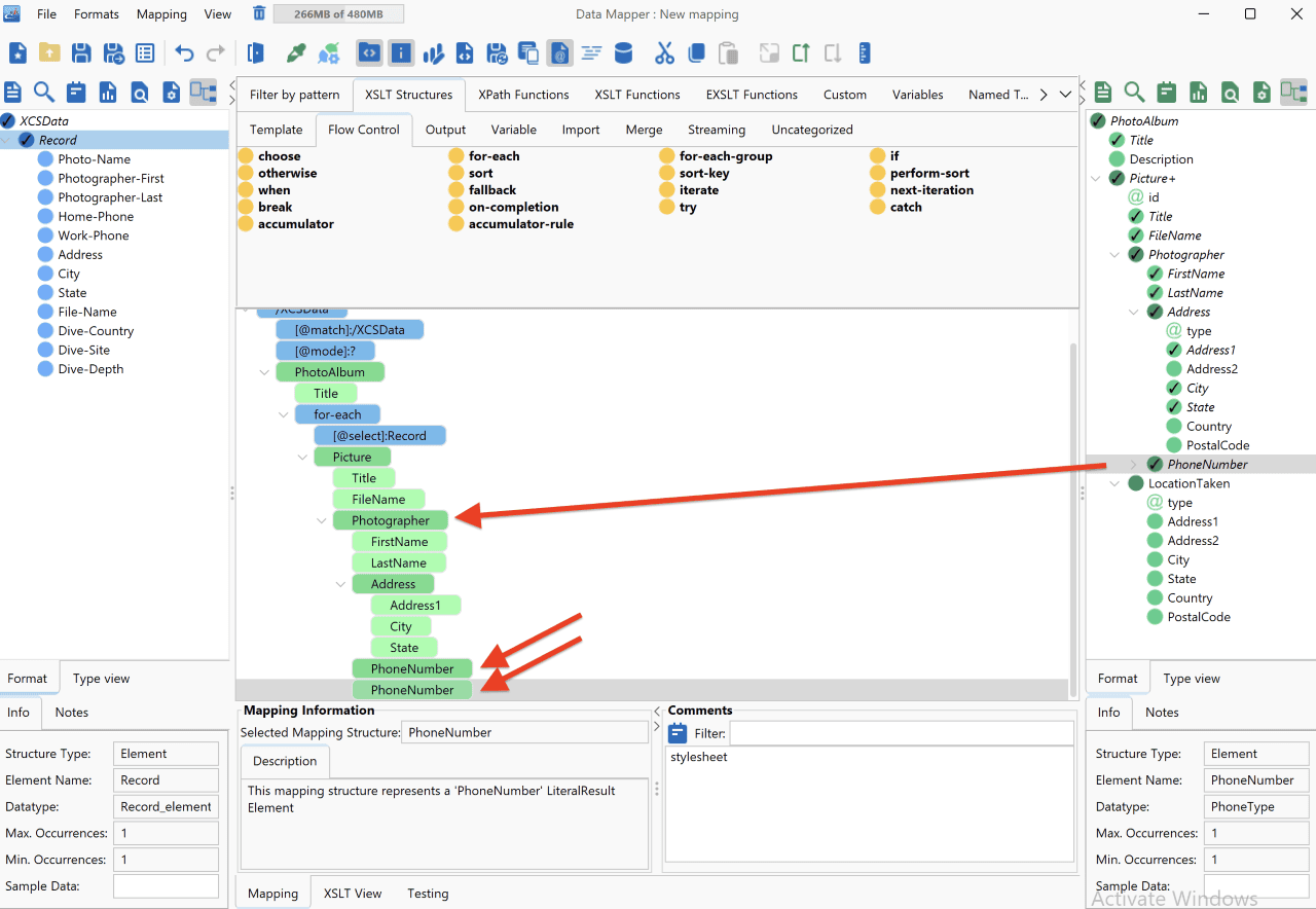 An Introduction to Source Transformation with Data Mapping