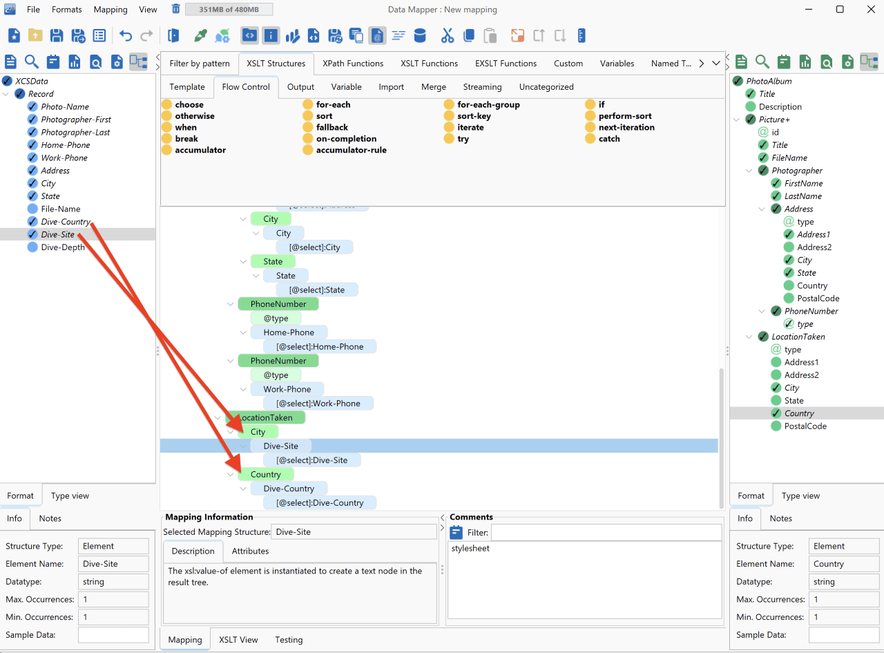 An Introduction to Source Transformation with Data Mapping
