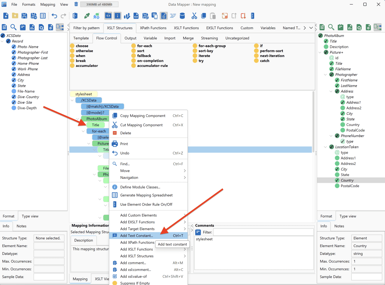 An Introduction to Source Transformation with Data Mapping