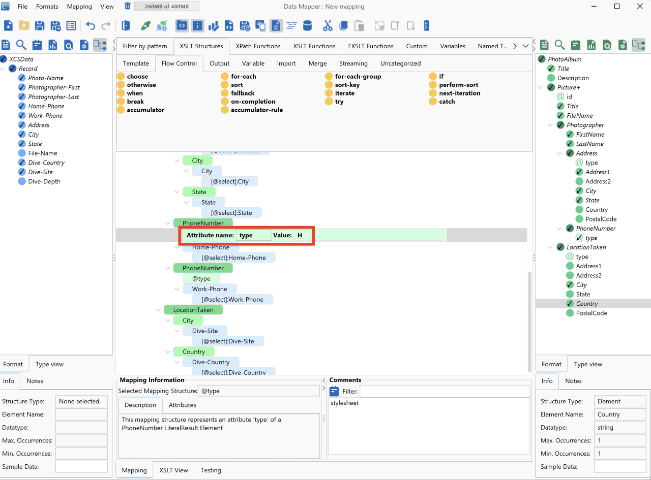 An Introduction to Source Transformation with Data Mapping