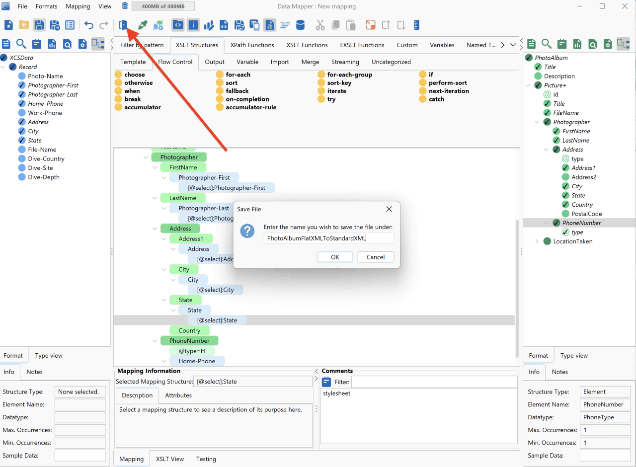 An Introduction to Source Transformation with Data Mapping