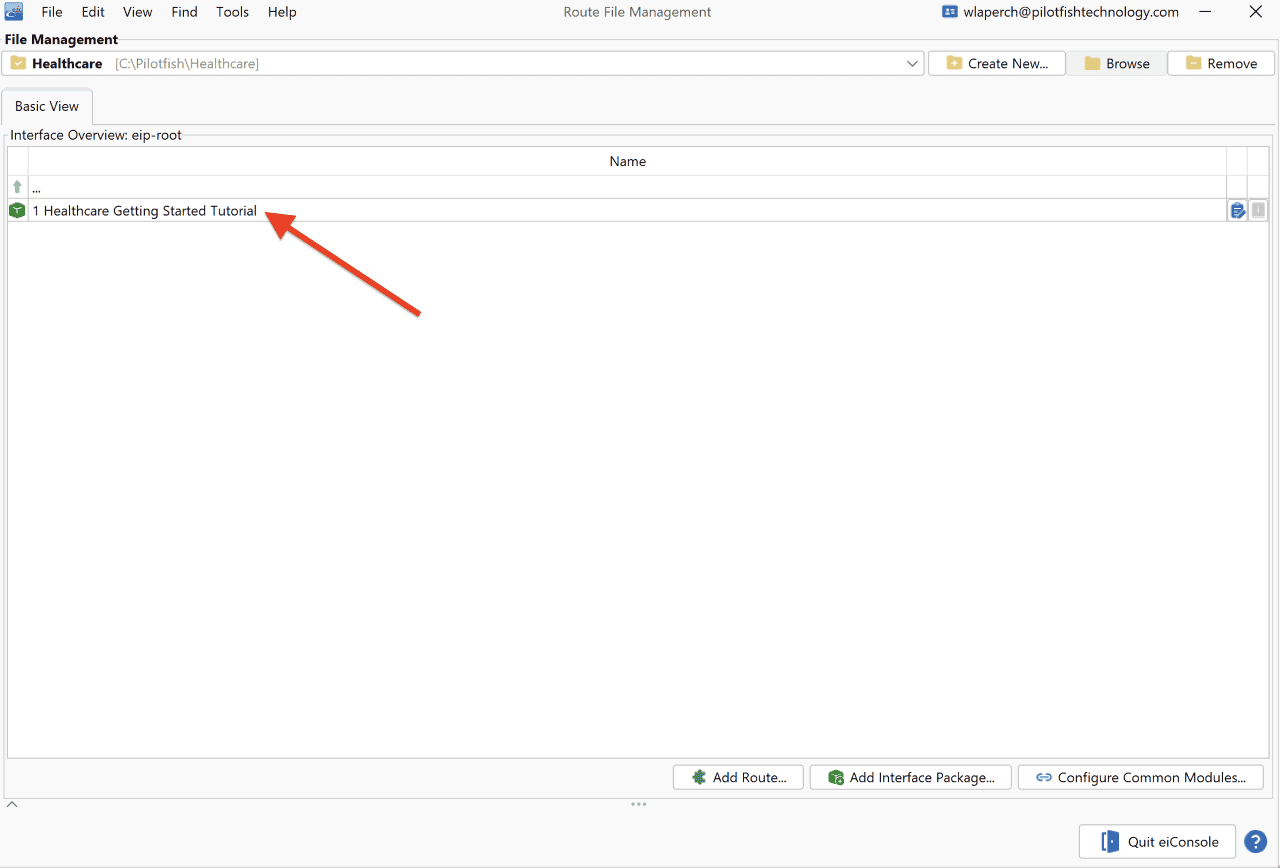 eiConsole for Healthcare Getting Started Tutorial