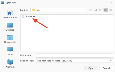 Using the File Specification Editor for Source Transformation