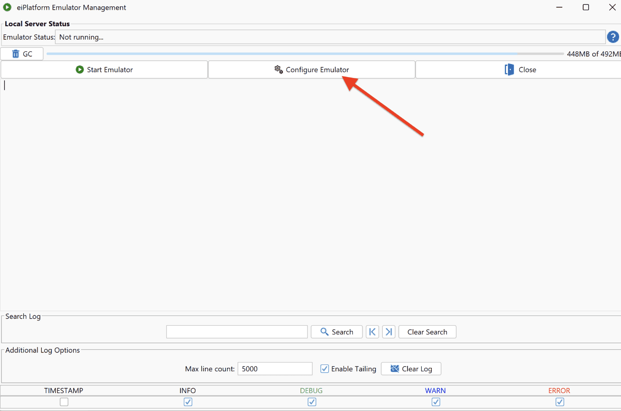 Testing Using the eiPlatform Emulator