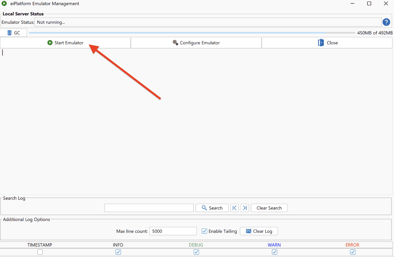 Testing Using the eiPlatform Emulator