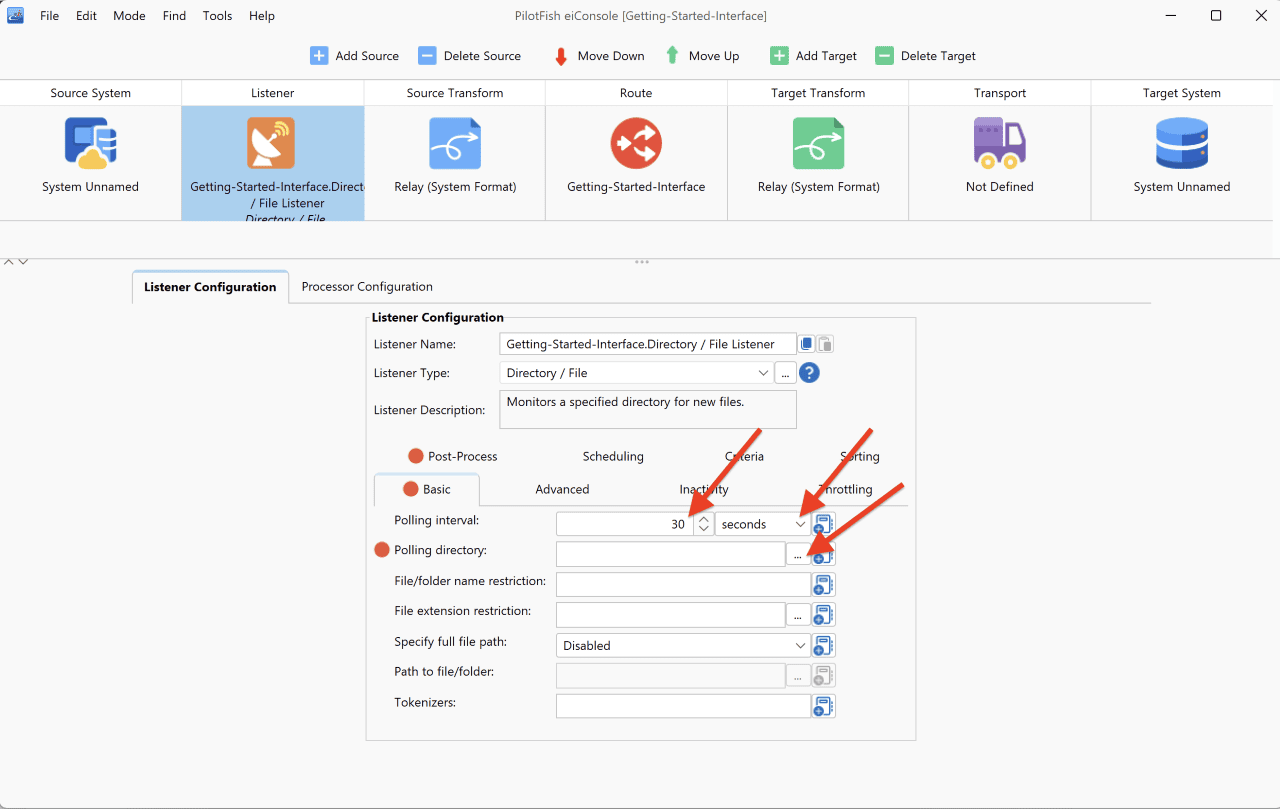How to Configure a Listener (Adapter)