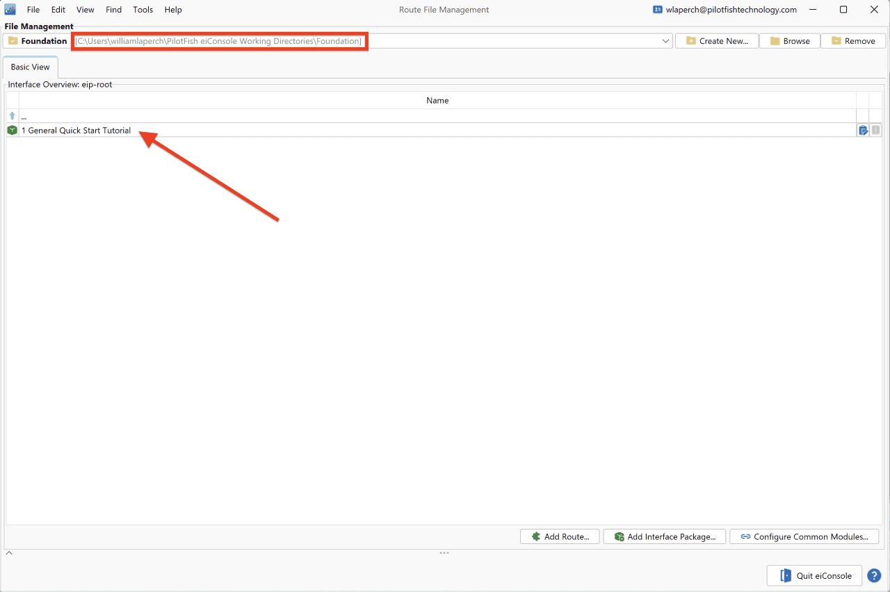 Creating a Working Directory