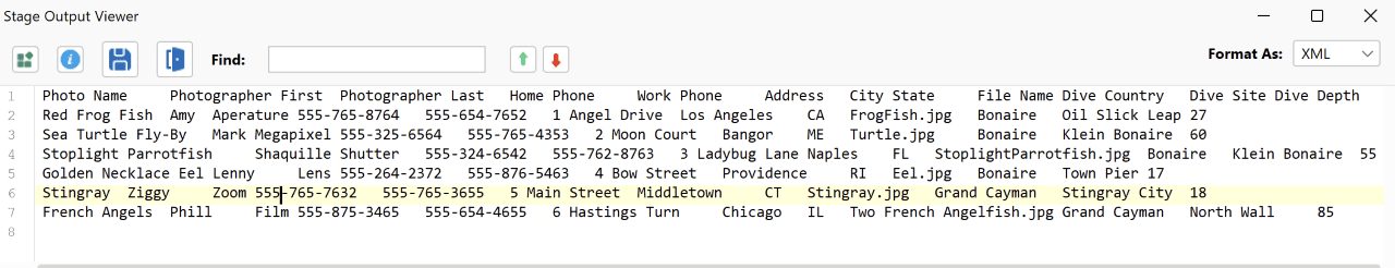 Testing an Interface Using the Inline Testing Mode