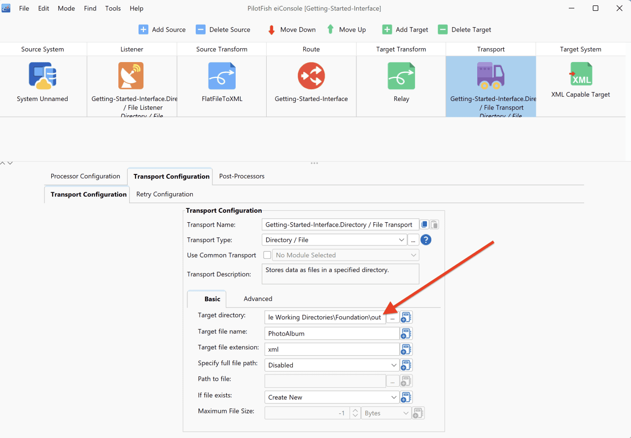 Testing an Interface Using the Inline Testing Mode