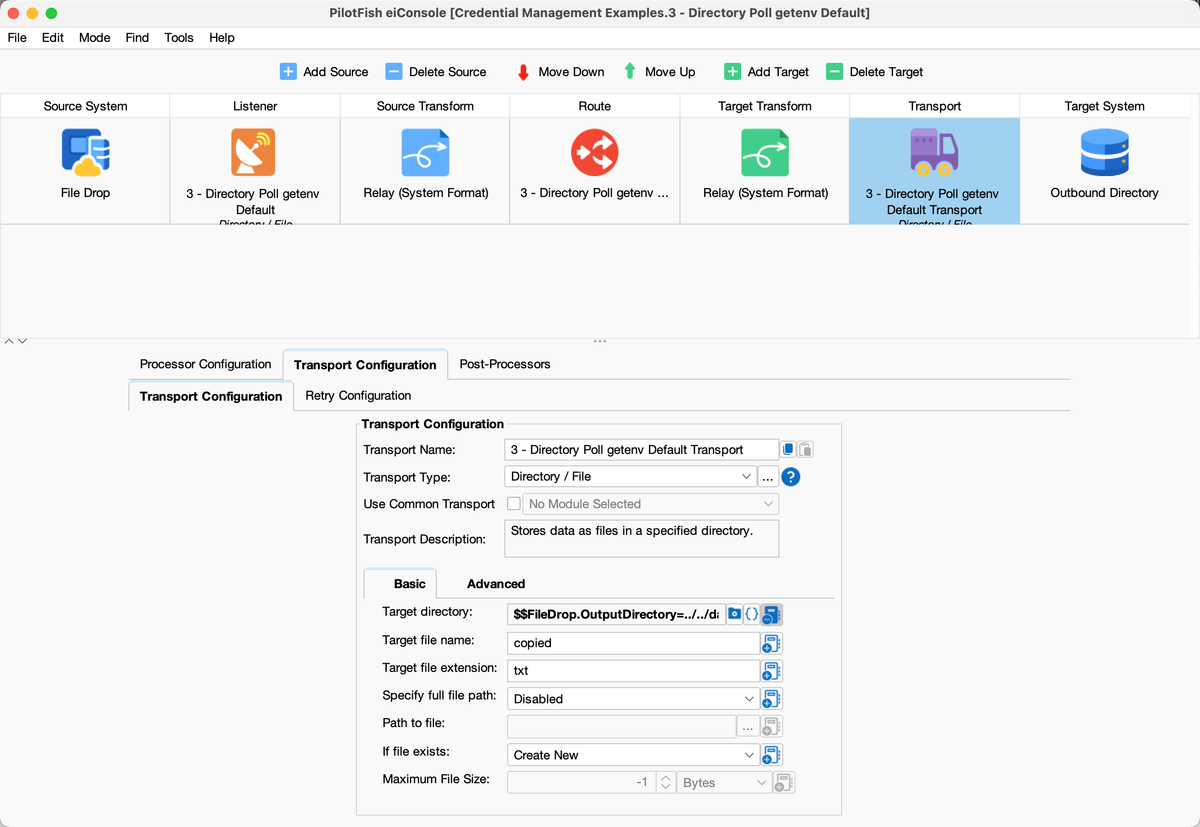 Managing Credentials in PilotFish